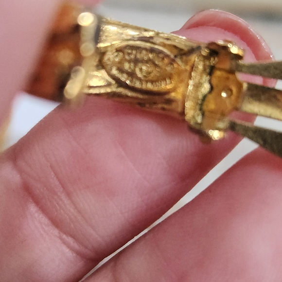 Chanel vintage dangling bamboo earrings 2 way - Picture 6 of 10